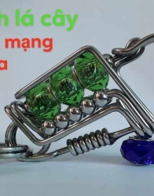 Móc Khóa Đá Xanh Lá Sinh Khí Mạng Hỏa