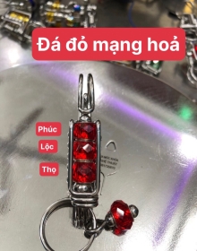 Móc Khóa Đá Đỏ Mạng Hỏa