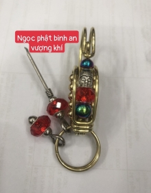 Móc Khóa Ngọc Phật Bình An 011