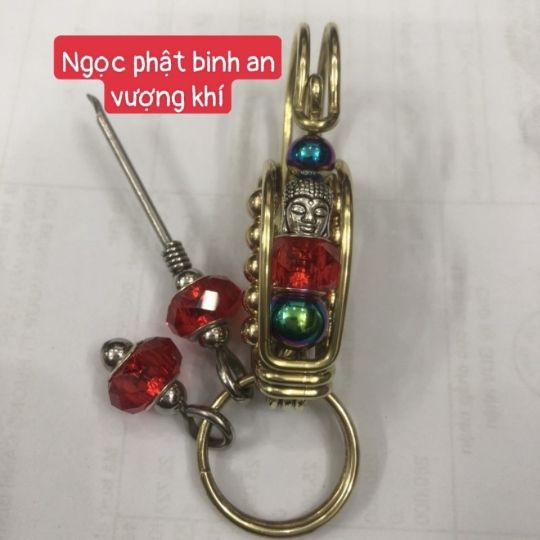 Móc Khóa Ngọc Phật Bình An 011
